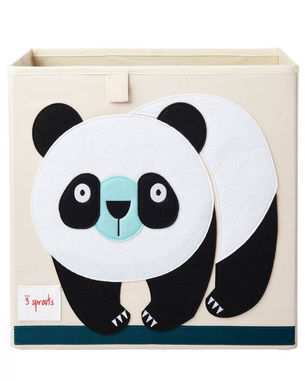 Praticantemamma store shopping online per mamme e bambini - Contenitore portaoggetti- panda - 3S- IIBXPND