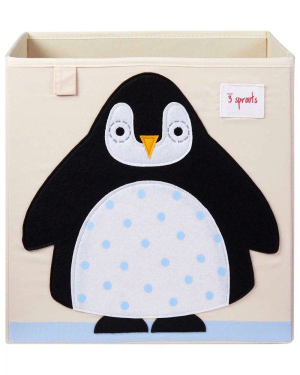 Praticantemamma store shopping online per mamme e bambini - Contenitore portaoggetti - pinguino - 3S-IBXPEN