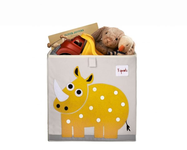 Praticantemamma store shopping online per mamme e bambini - Contenitore portaoggetti - rinoceronte - 3S- UBXRHI