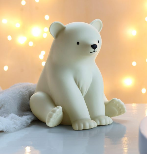 Praticantemamma store shopping online per mamme e bambini - Luce da notte Led orso polare-A little Lovely Company - LL-NLPBWH02_L1