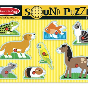 Praticantemamma store shopping online per mamme e bambini Puzzle Sonoro Animali- 8 pezzi- Melissa Doug