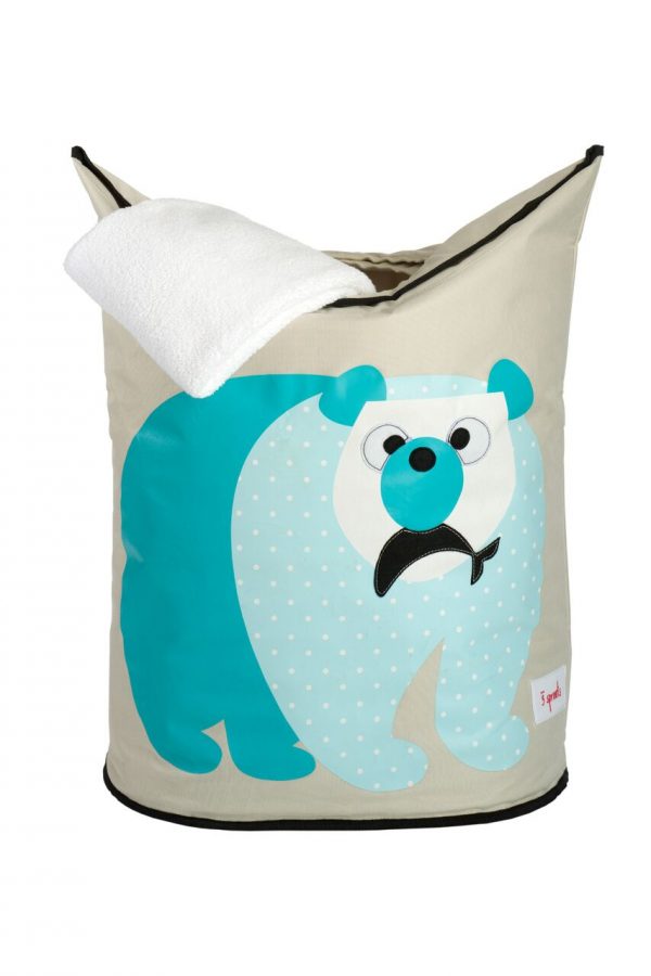 Praticantemamma store shopping online per mamme e bambini - Portabiancheria Cigno 3 Sprouts- orso polare - 3S-ULHPOL