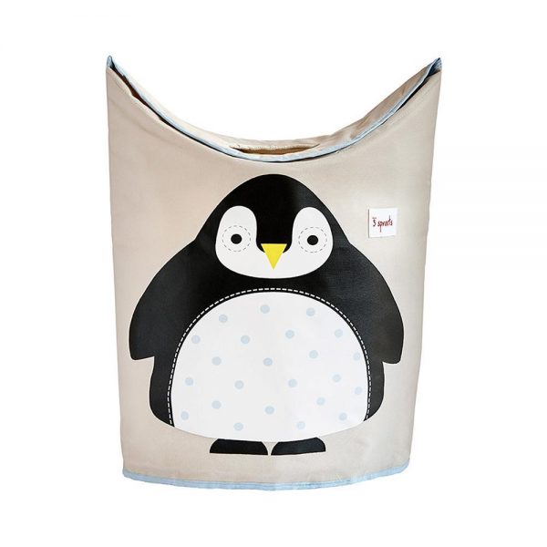 Praticantemamma store shopping online per mamme e bambini - Portabiancheria 3 Sprouts - pinguino - 3S - ULHPEN