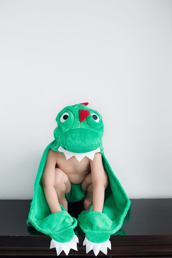 Praticantemamma store shopping online per mamme e bambini Asciugamano Baby con Cappuccio Marietta Dinosauro Zoocchini