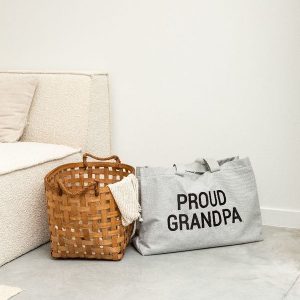Praticantemamma store shopping online per mamme e bambini, Borsa "Proud Grandpa"- Childhome, 5420007162689