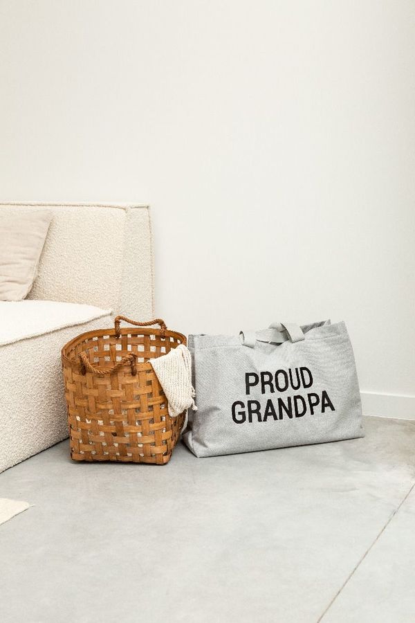 Praticantemamma store shopping online per mamme e bambini, Borsa "Proud Grandpa"- Childhome, 5420007162689