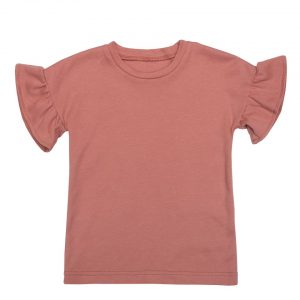 Praticantemamma store shopping online per mamme e bambini, T-shirt Pesca con Frappe in Cotone GOTs- Wooly Organic, 475202056337