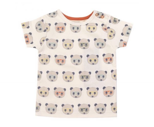 Praticantemamma store shopping online per mamme e bambini, T-shirt Panda White, Pigeon, 5056414370289