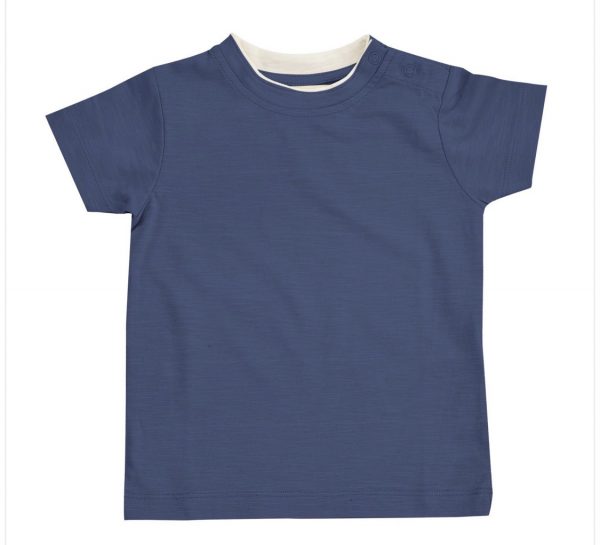 Praticantemamma store shopping online per mamme e bambini, T- Shirt Blu, Pigeon Organics, 5056414370845