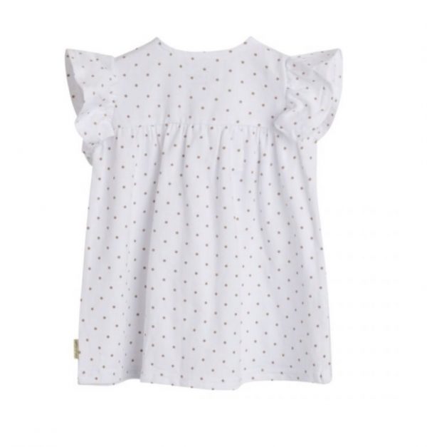 Praticantemamma store shopping online per mamme e bambini, vestito a Pois "Klara". White. Hust and Claire, 5711135544028F6098