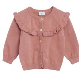 Praticantemamma store shopping online per mamme e bambini, Cardigan rosa con Volant, Hust and Claire, 5711135365951