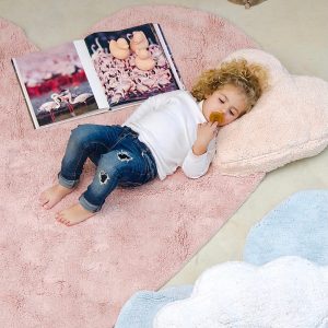 Praticantemamma store shopping online per mamme e bambini, Puffy love, Tappeto lavabile a cuore- Lorena Canals, 8435392611459