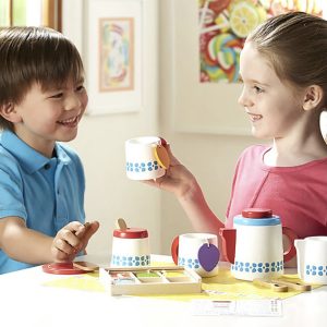 Praticantemamma store shopping online per mamme e bambini, Set da tè in legno- 22 pezzi- Melissa & Doug, 0000772198431