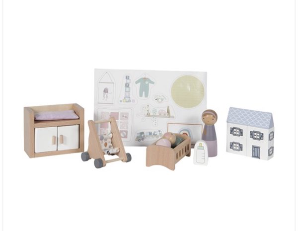 Praticantemamma store shopping online per mamme e bambini, Nursery per casa delle bambole- Little Dutch