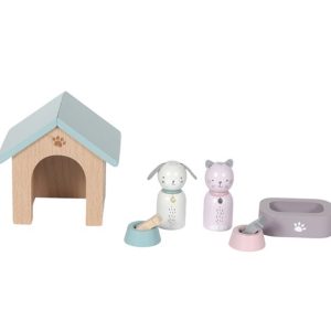 Praticantemamma store shopping online per mamme e bambini, Set cuccia e cuccioli per casa delle bambole- Little Dutch
